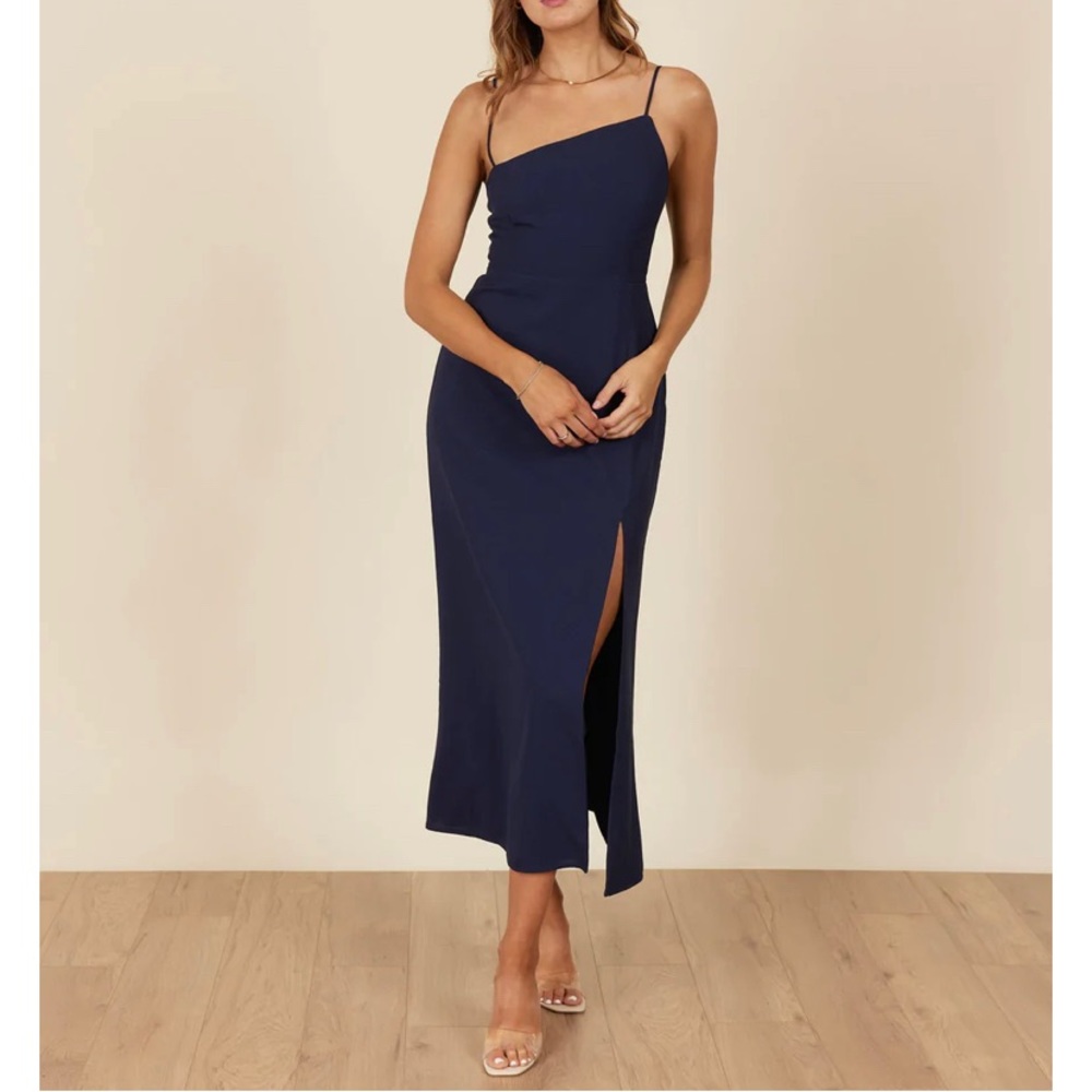 Park & Fifth Lincoln Dress. Navy. Size M